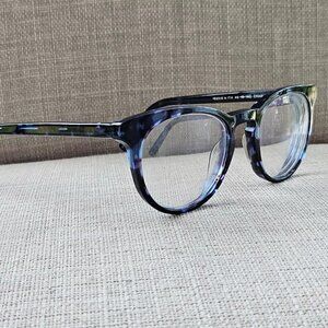 Warby Parker Women Glasses Frame SANDIE Blue Tortoise 46[]19 140 Eyeglasses